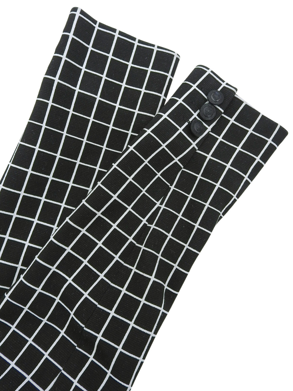 チェックパターンセットアップ ブラック/マルチ #26