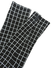 チェックパターンセットアップ ブラック/マルチ #26