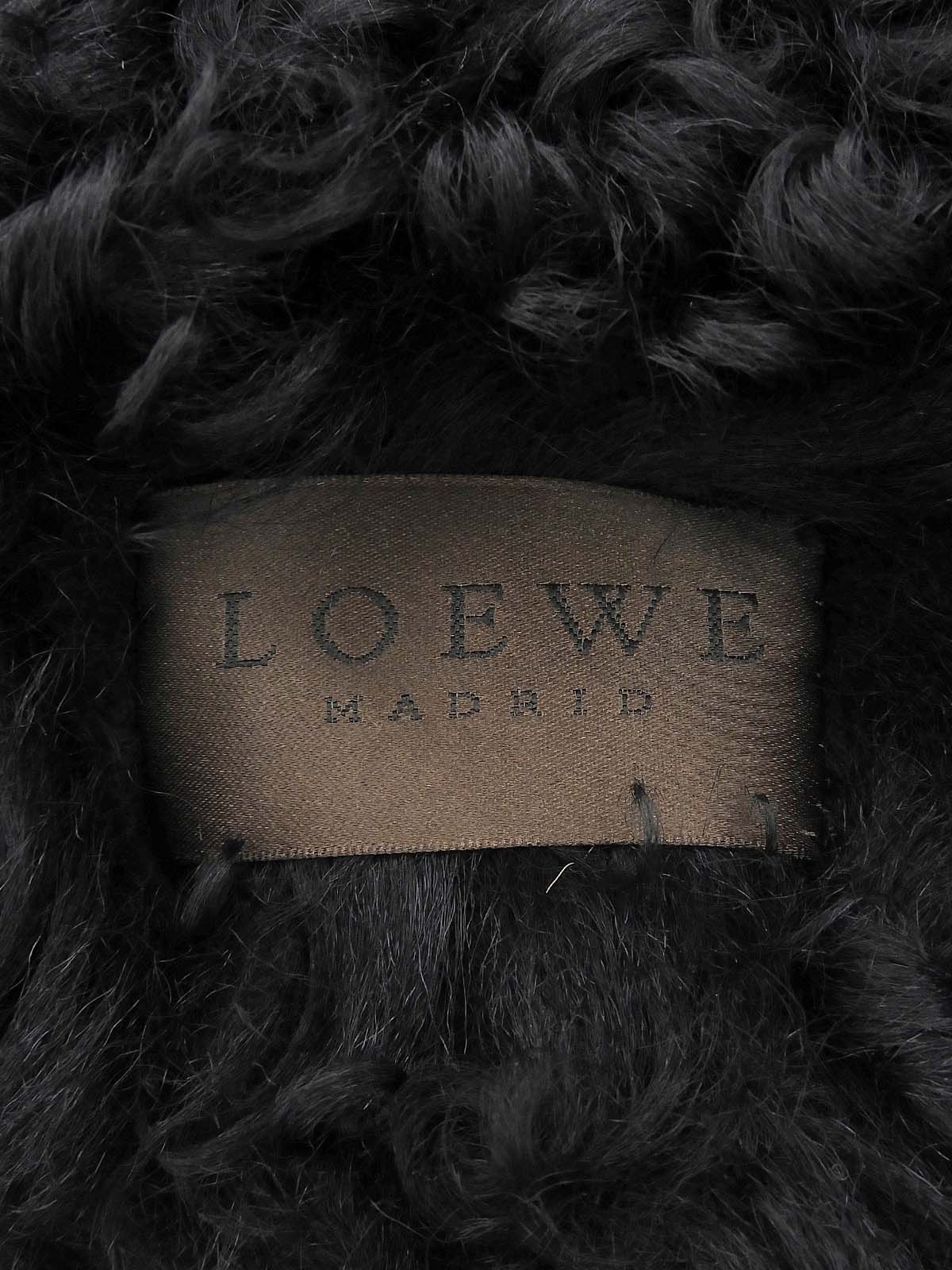 ムートンジャケット ブラック