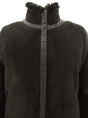 ムートンジャケット ブラック