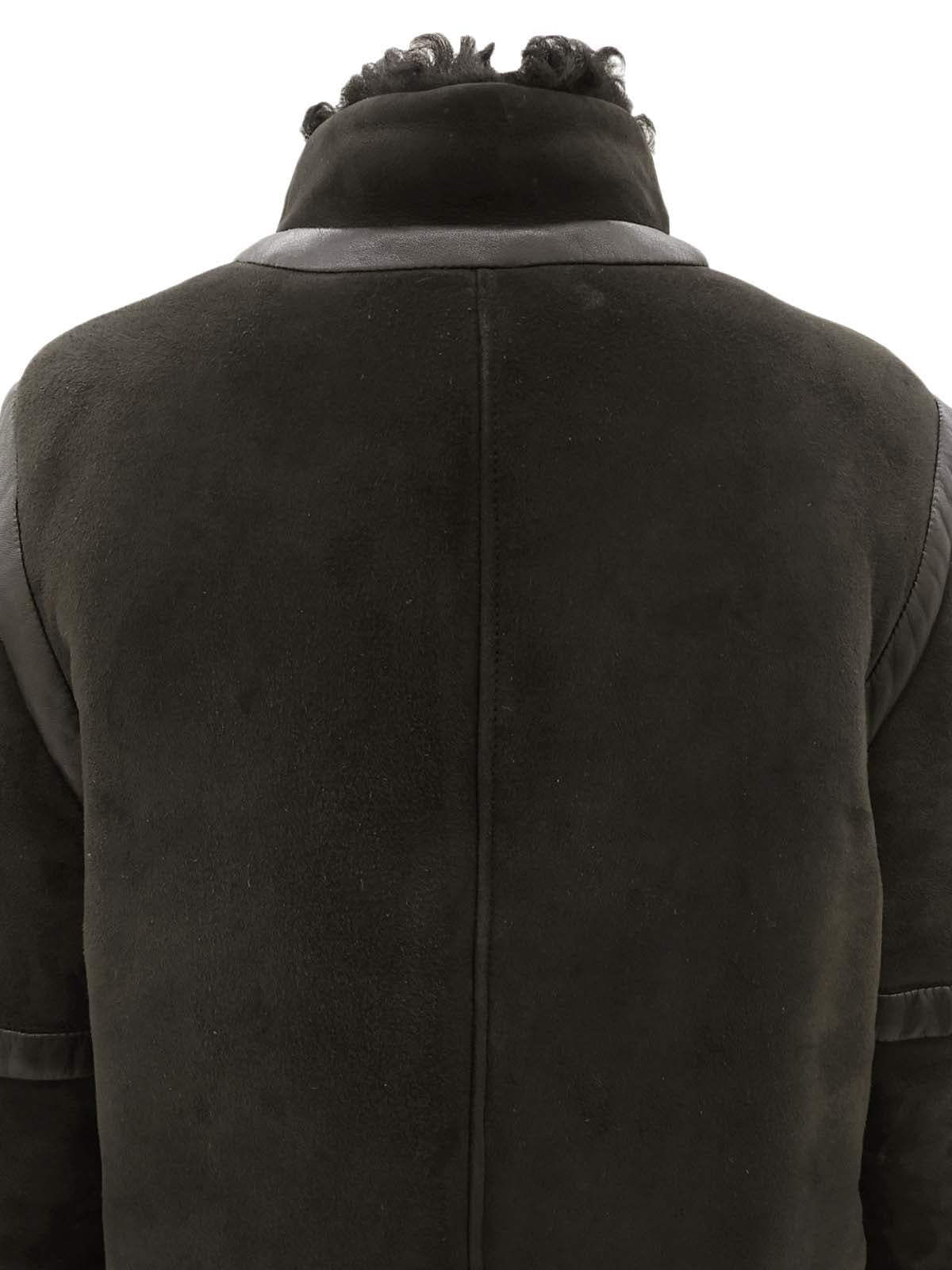 ムートンジャケット ブラック