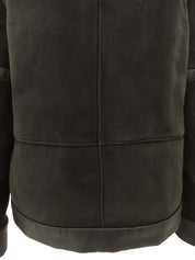 ムートンジャケット ブラック