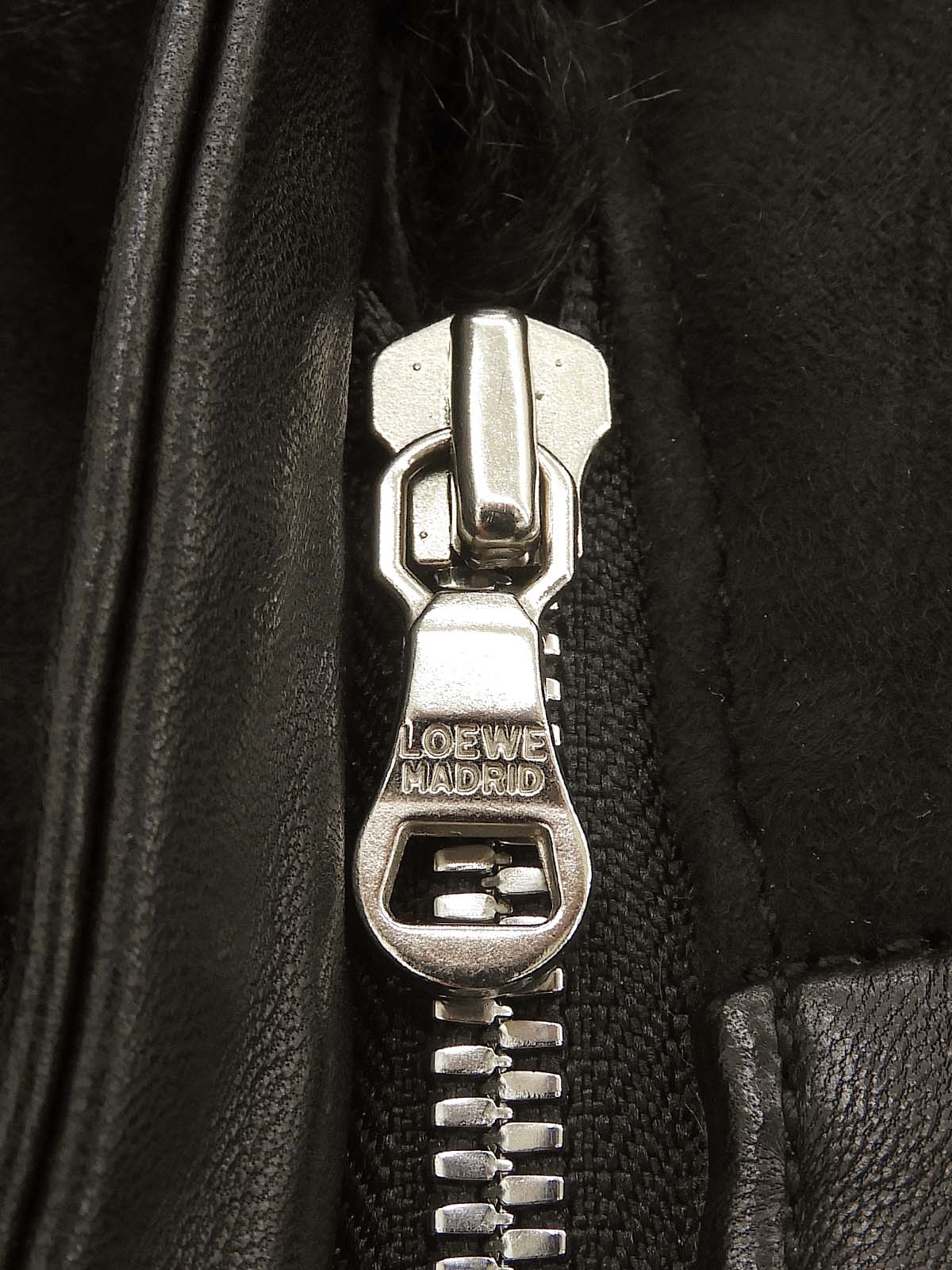 ムートンジャケット ブラック