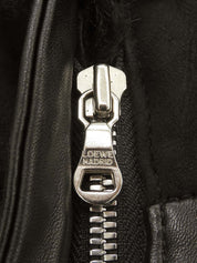 ムートンジャケット ブラック