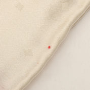 Logo Ribbon Motif Scarf White/Red