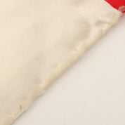 Logo Ribbon Motif Scarf White/Red
