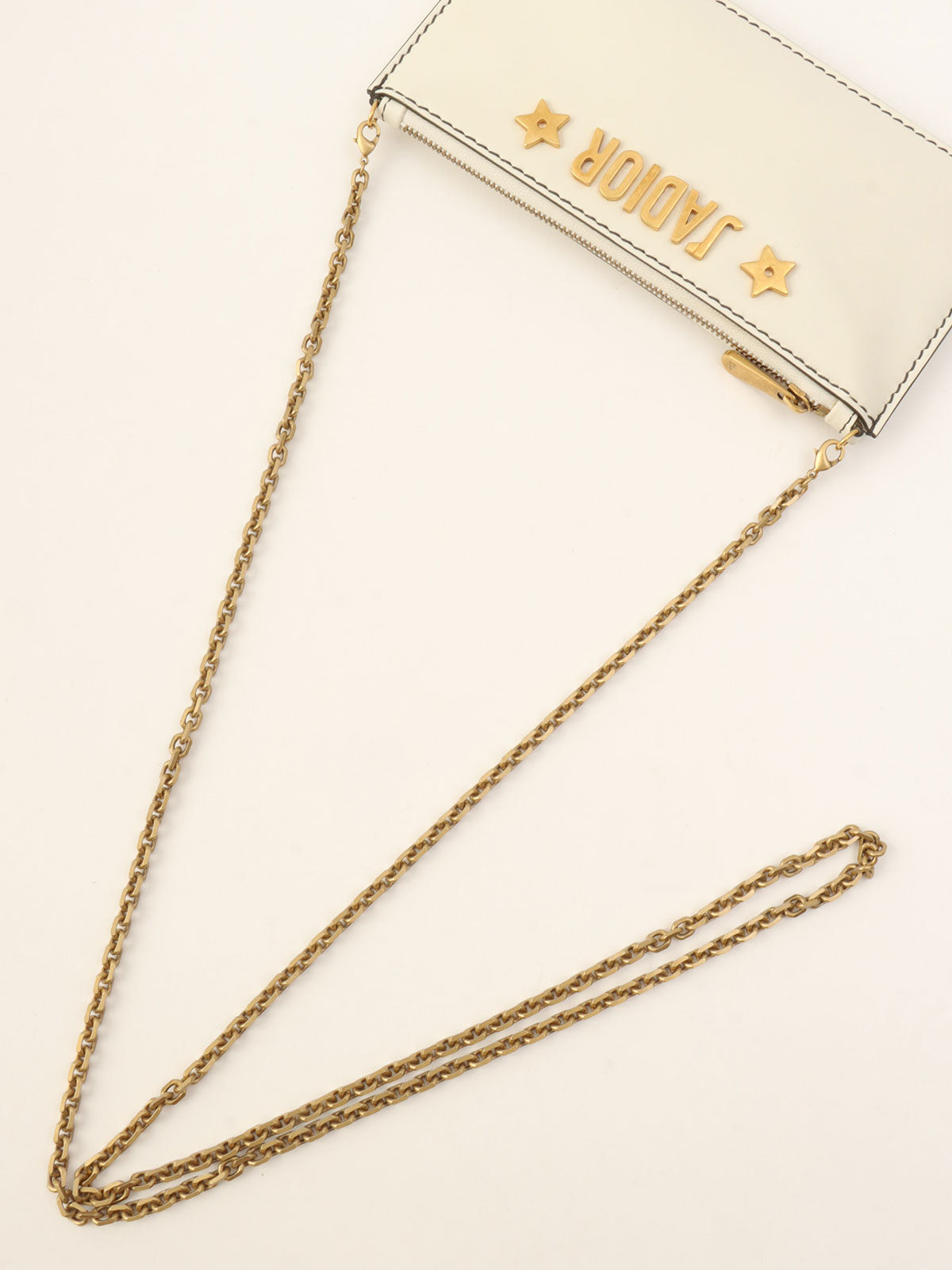 J'ADIOR Chain Shoulder Bag White