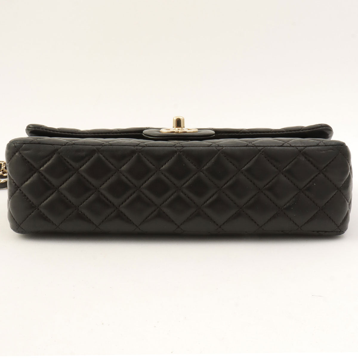 Around 2008 Made Heart Charm Classic Flap Chain Bag Black
