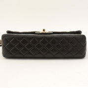 Around 2008 Made Heart Charm Classic Flap Chain Bag Black