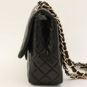 Around 2008 Made Heart Charm Classic Flap Chain Bag Black
