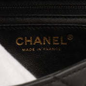 Around 2008 Made Heart Charm Classic Flap Chain Bag Black