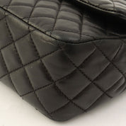 Around 2008 Made Heart Charm Classic Flap Chain Bag Black
