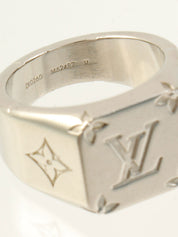 Monogram Signet Ring #59 Silver