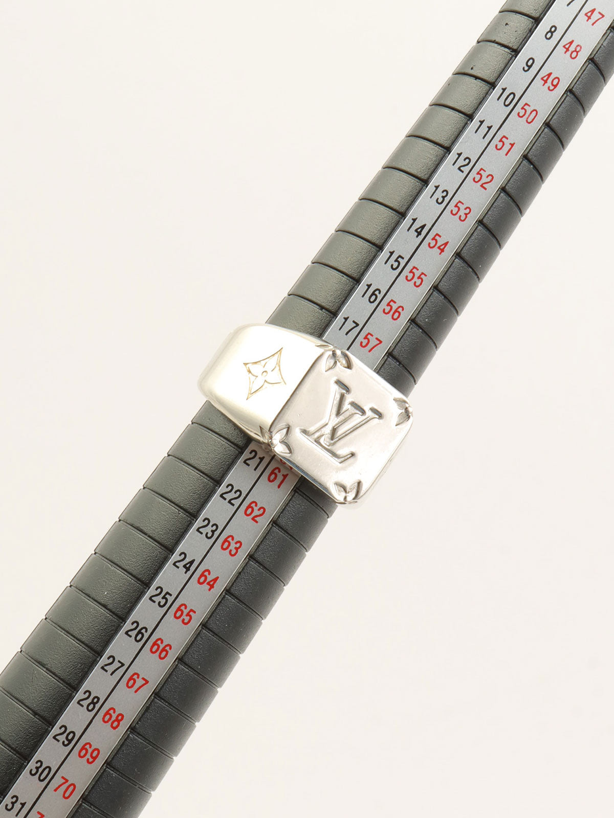 Monogram Signet Ring in Silver