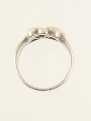925 Triple Heart Ring #53 Silver