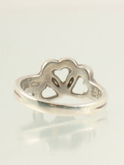 925 Triple Heart Ring #53 Silver