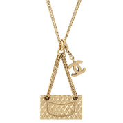2005 Bag Motif Necklace Gold