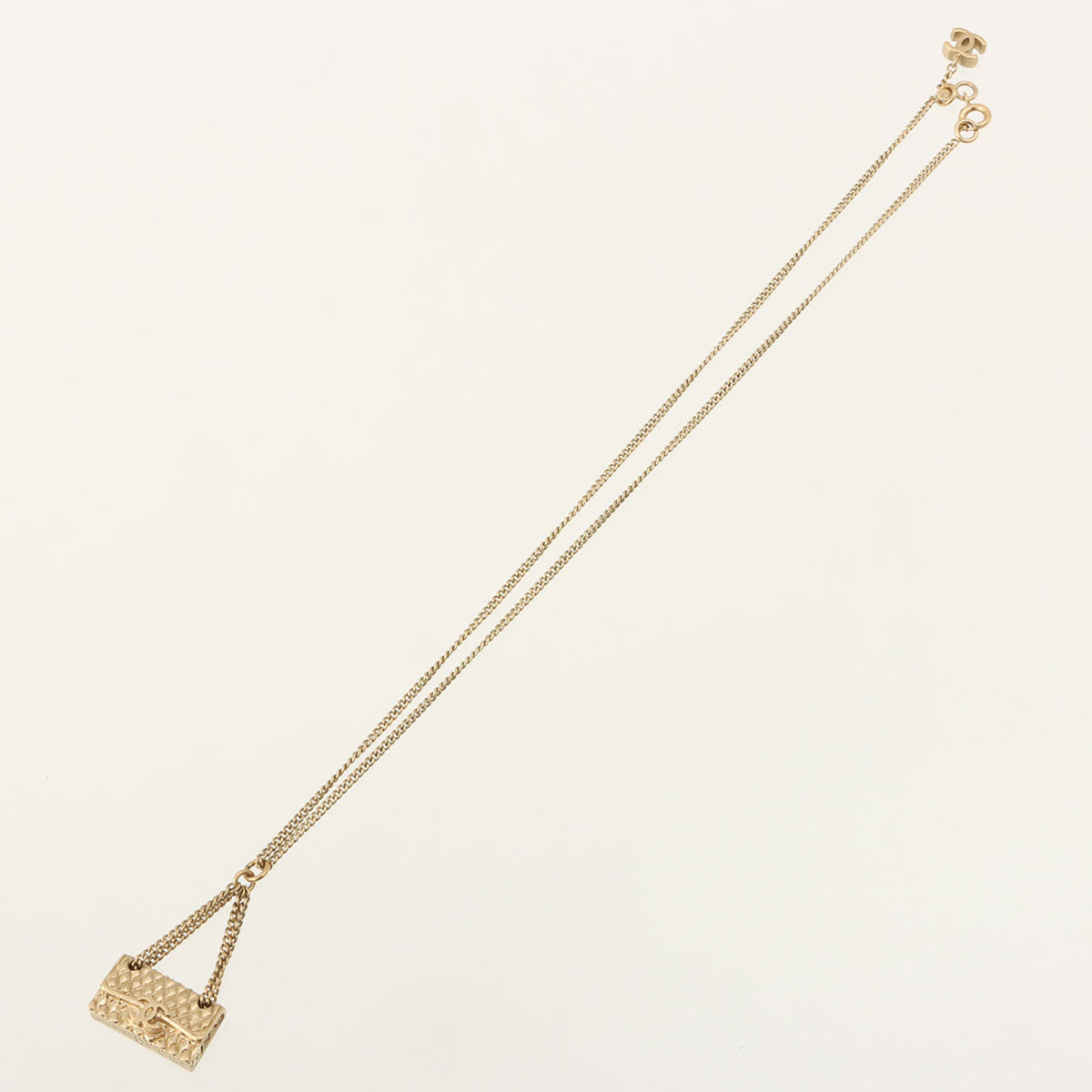 2005 Bag Motif Necklace Gold