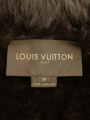 Design Motif Mouton Coat #38 Brown