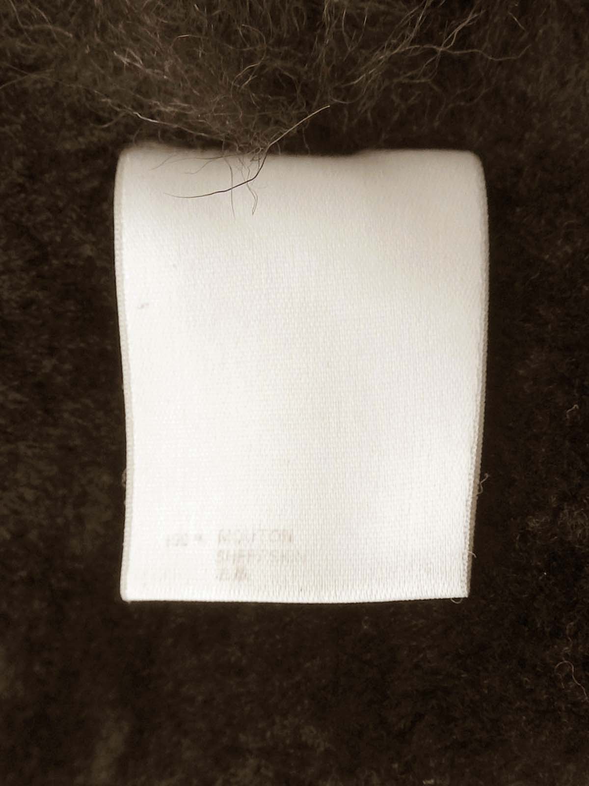 デザインモチーフムートンコート ブラウン #38