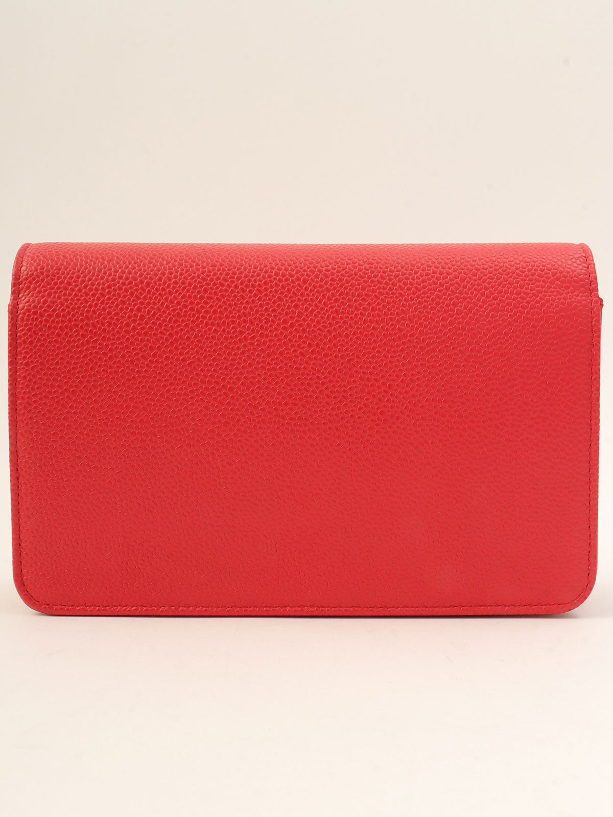 2016 model Caviar Skin CC Mark Stitch Chain Wallet Pink
