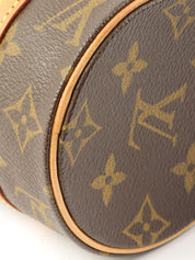 2003年製 キャンバスモノグラムパピヨン19 ブラウン