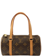 2003年製 キャンバスモノグラムパピヨン19 ブラウン