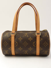 2003年製 キャンバスモノグラムパピヨン19 ブラウン