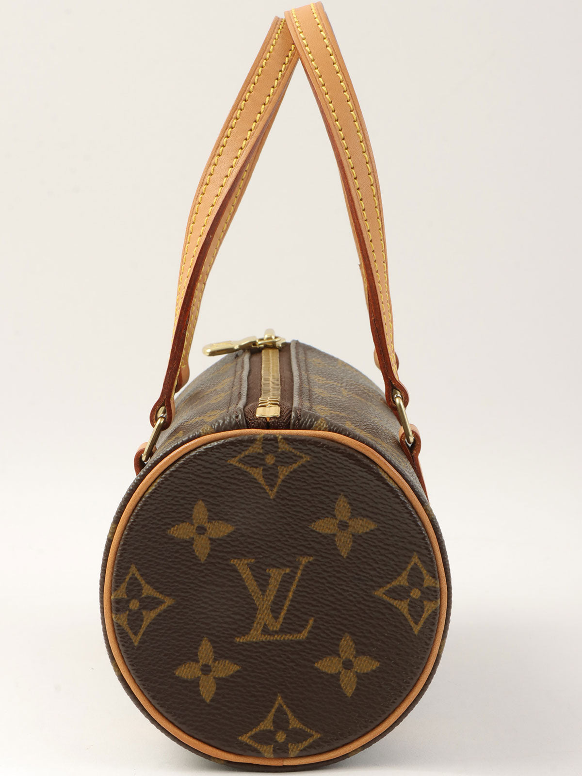 2003年製 キャンバスモノグラムパピヨン19 ブラウン