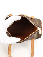 2003年製 キャンバスモノグラムパピヨン19 ブラウン