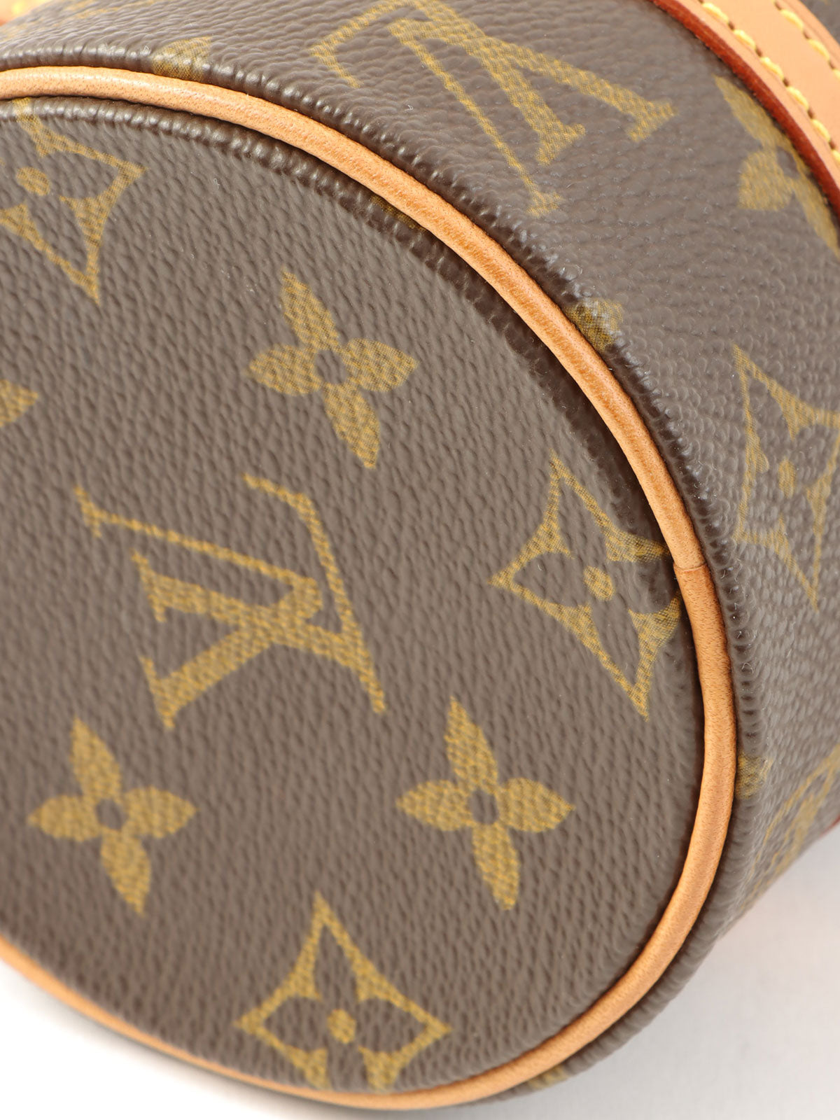 2003年製 キャンバスモノグラムパピヨン19 ブラウン