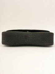 Cannage Stitch Chain Shoulder Bag in Black