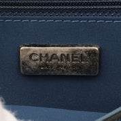 Sequined Coco Cuba Chain Shoulder Bag, circa 2016, Blue