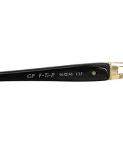 Side Logo Rimless Eyewear Gold/Black