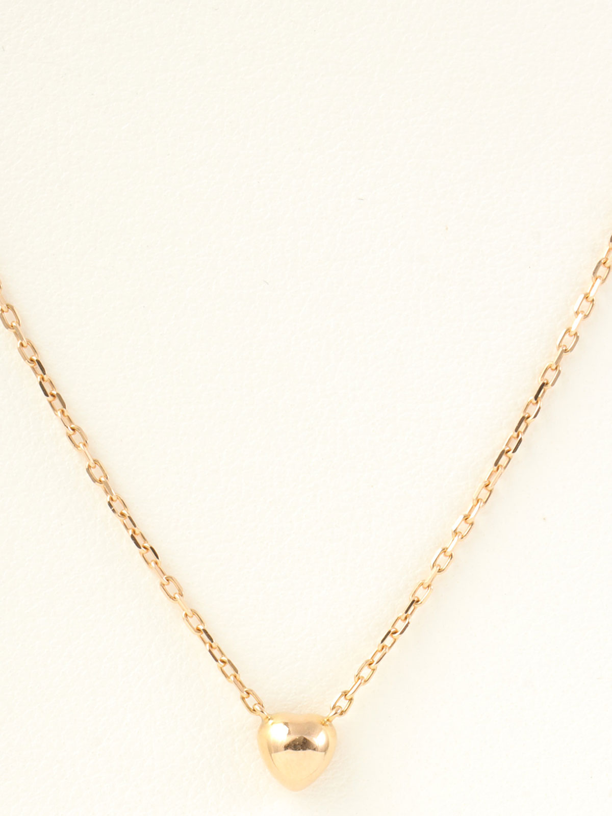 18Kディアマンレジェハートネックレス ピンクゴールド