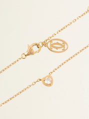 18K Diamant Legend Heart Necklace in Pink Gold