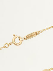 18K Gold Dotted Heart Necklace
