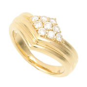 星の砂 18Kダイヤモンドデザインリング #49 ゴールド