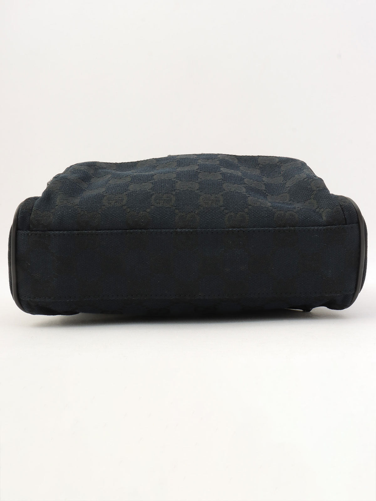 GG Canvas Backpack Black