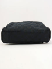 GG Canvas Backpack Black