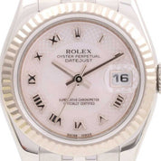 Datejust 26mm 179174NDR, circa 2007-2008, automatic, pink shell Roman numerals