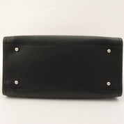 Chanel Deauville 2-Way Tote Bag in Black Caviar Skin, manufactured around 2018