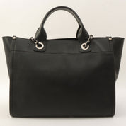 Chanel Deauville 2-Way Tote Bag in Black Caviar Skin, manufactured around 2018