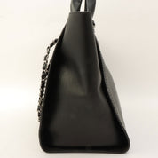 Chanel Deauville 2-Way Tote Bag in Black Caviar Skin, manufactured around 2018