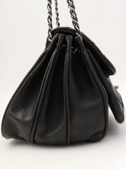 Around 2008 2.55 Chain Shoulder Bag Black