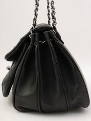 Around 2008 2.55 Chain Shoulder Bag Black