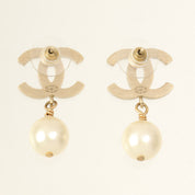 2011 Pink Pearl CC Mark Earrings