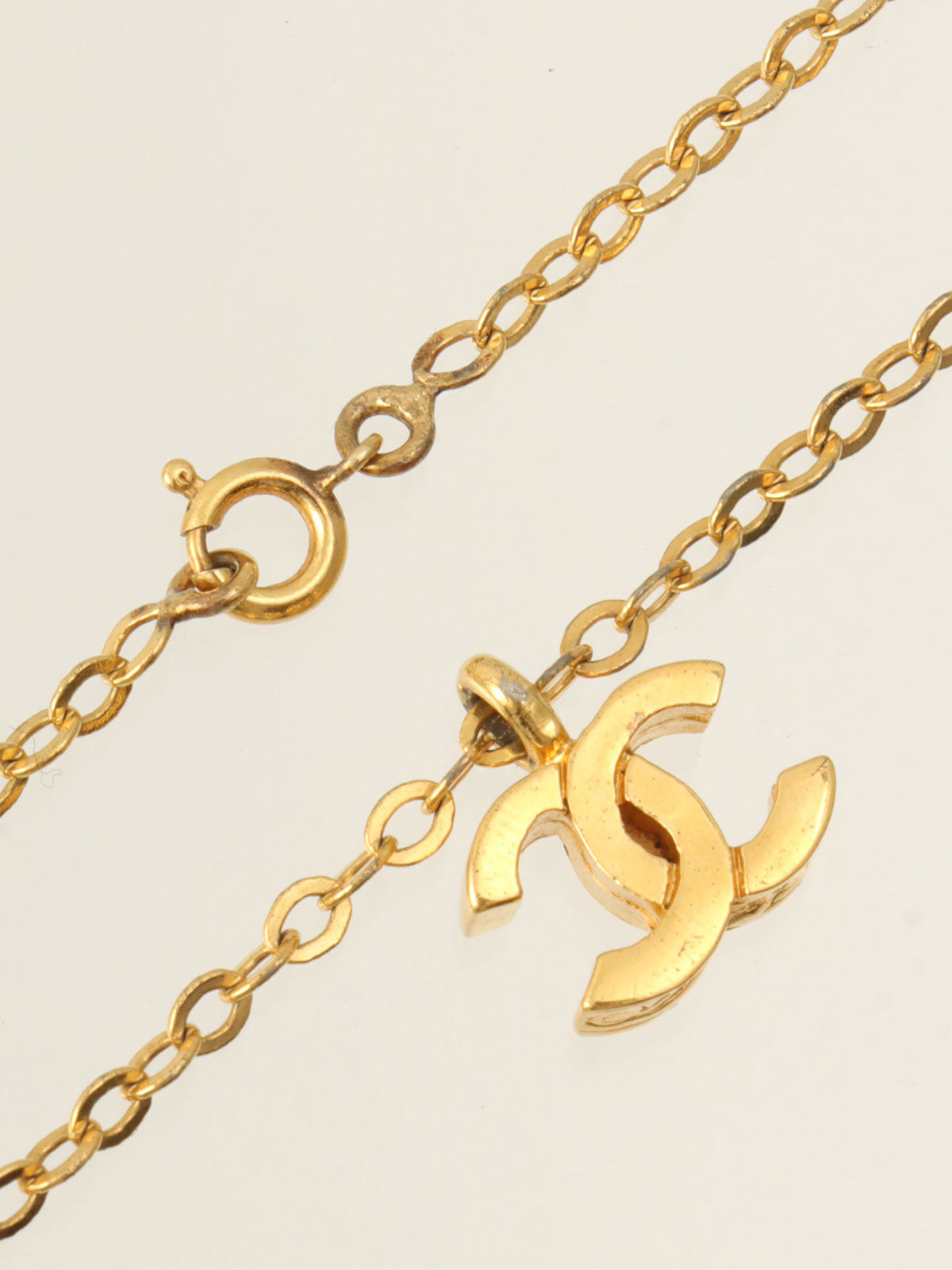 Mini CC Mark Necklace Gold