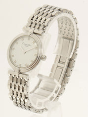 12Pダイヤラウンドロゴフェイスウォッチ シルバー