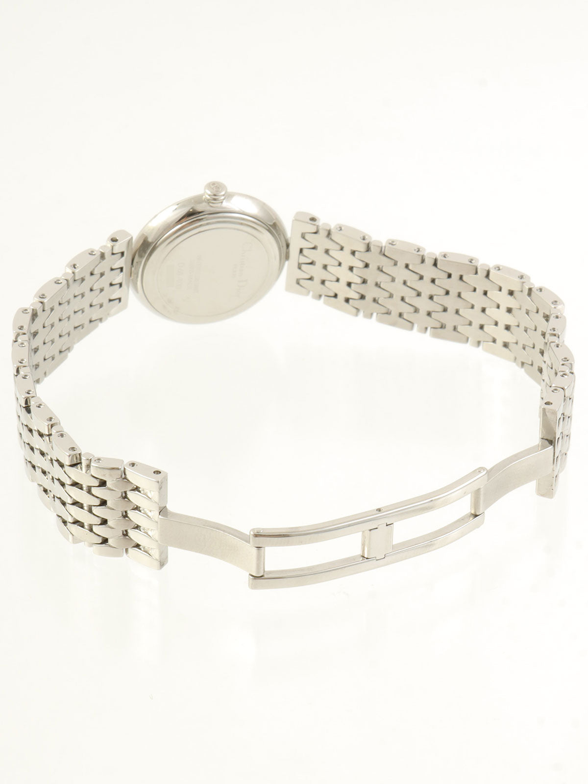 12Pダイヤラウンドロゴフェイスウォッチ シルバー